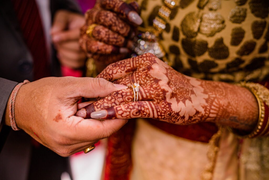 Human Hands Couple Bride Groom Holding Items Weddings Festival Celebrations
